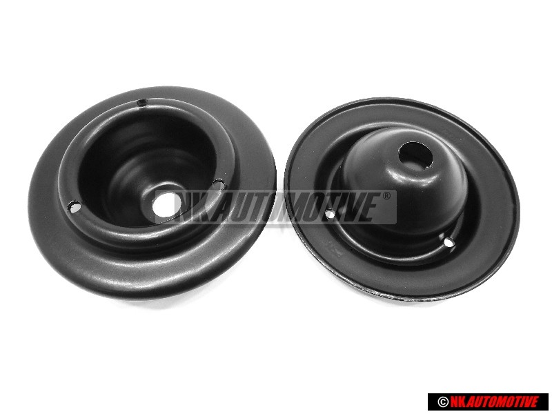 2x Original VW Front Suspension Upper Spring Seat Retaining Disc - 171412341A