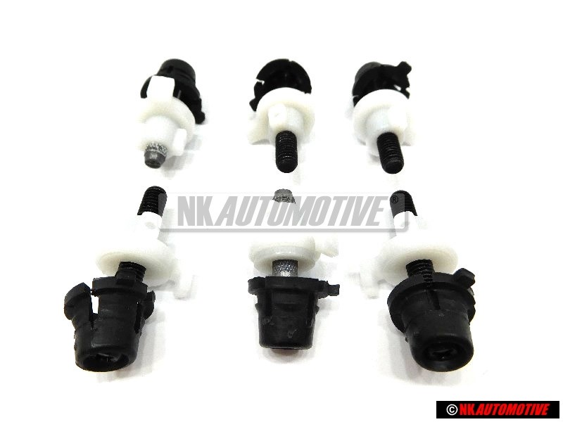 2x Original VW Spot Light Attachment Kit Adjusters Bolts - 191998135A