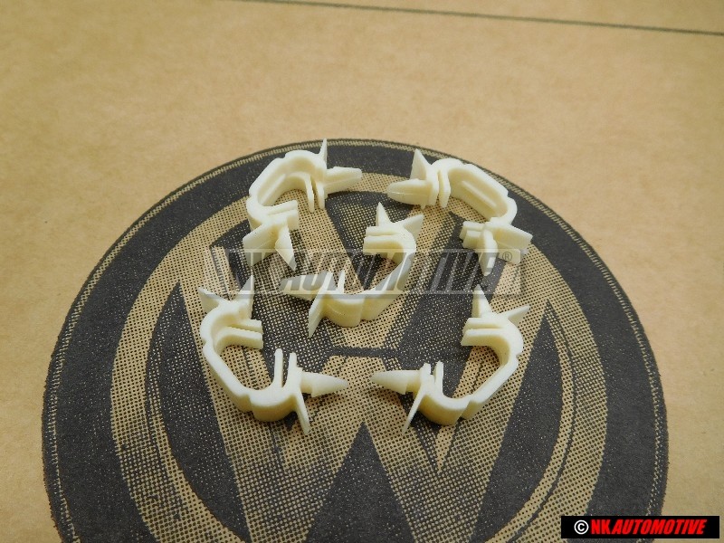 5x Original VW Clip For Pull Rod Door - 321837199