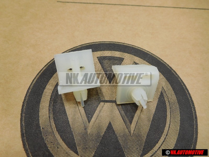 2x Original VW Door Panel Trim Side Mount Door Card Clip - 321867299B
