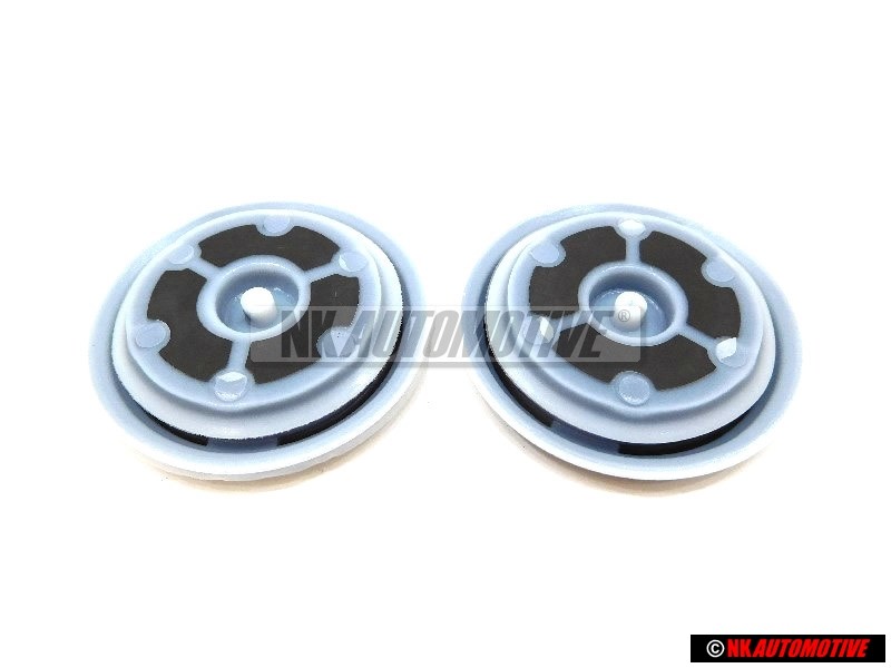 2x Original VW Floor Pan Underbody Rubber Plug Grommet Bung 40mm - 1K0899185