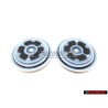 2x Original VW Floor Pan Underbody Rubber Plug Grommet Bung 40mm - 1K0899185