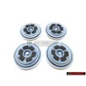 4x Original VW Floor Pan Underbody Rubber Plug Grommet Bung 40mm - 1K0899185