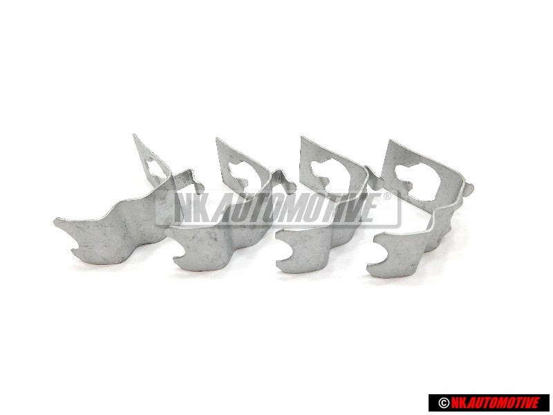 4x Original VW Wheel Centre Hub Cap Retaining Clip Spring - 321601175C