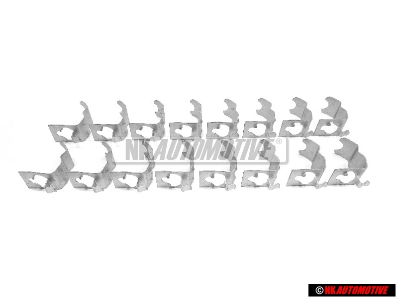 16x Original VW Wheel Centre Hub Cap Retaining Clip Spring - 321601175C