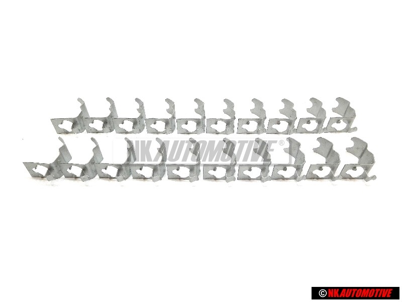 20x Original VW Wheel Centre Hub Cap Retaining Clip Spring - 321601175C