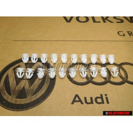 20x Original VW Side Moulding Trim Strip Clip Fastener - 191853585A