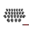 25x Original VW cap wheel bolt satin black - 867601173 01C