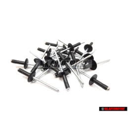 20x Original VW Front Rear Wheel Arch Flare Trim Pop Rivet 14mm - N 90634901