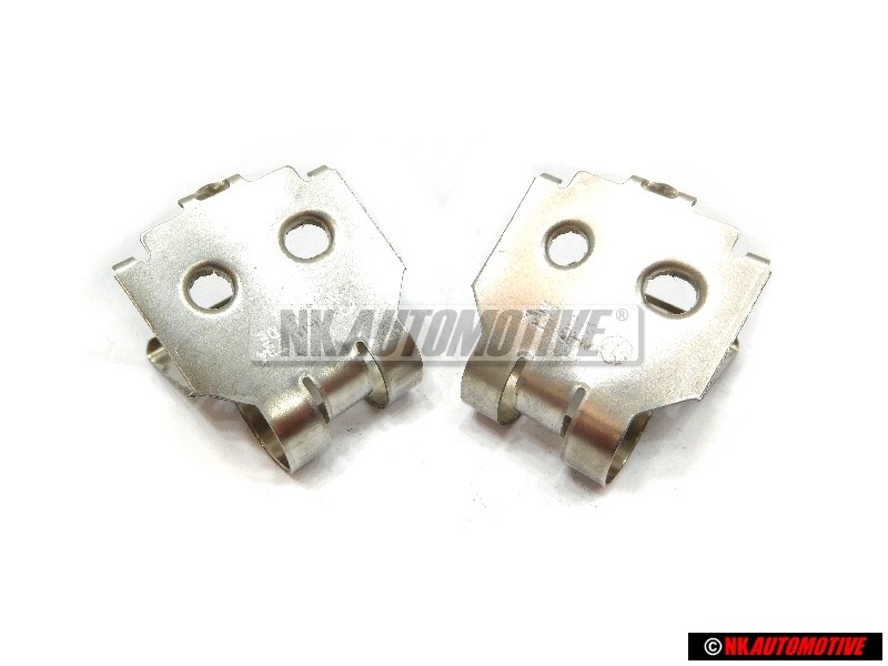 2x Original VW Brake Cable Rear Beam Bracket Clip - 1H0609734