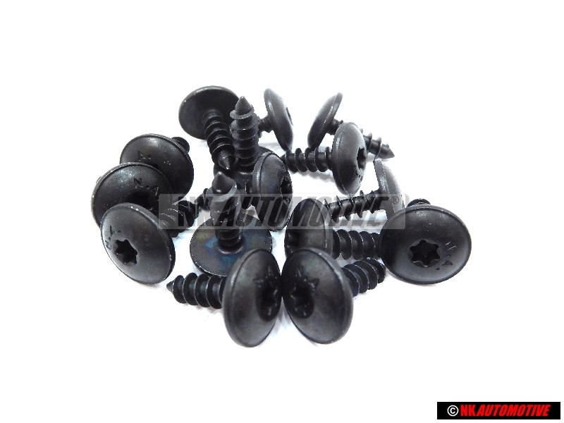 15x Original VW Hexagon Socket Head Panel Bolt 5x16 - N 90974701