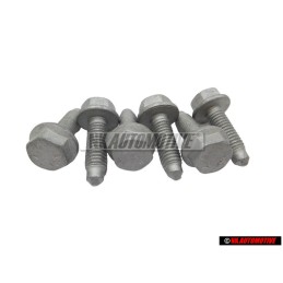 6x Original VW Hex Collared Bolt - N 10127707