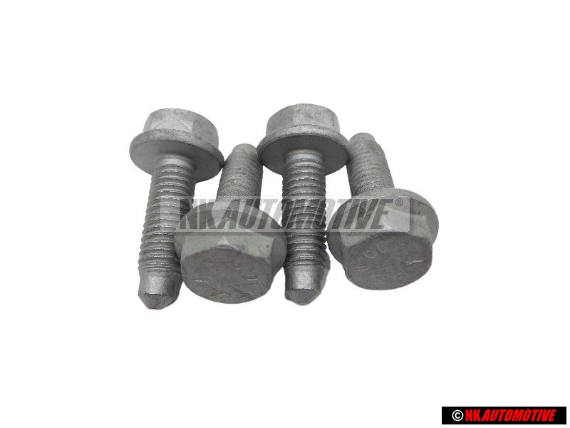 4x Original VW Hex Collared Bolt - N 10127707