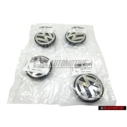 4x Volkswagen Original Alloy Wheel Centre Cap 65mm - 3B7601171 XRW