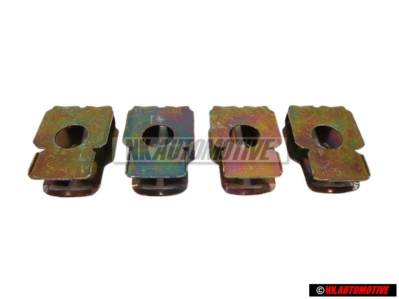 4x Original VW Fuel Pump Support Speed Nut - WHT002257