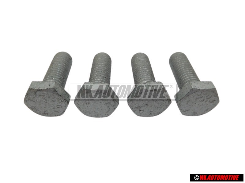 4x Original VW Rear Axle Stub Shaft Hexagon Bolt M10x32 - N 90877301
