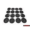16x Original VW Floor Pan Underbody Rubber Plug Grommet Bung 40mm - 1K0899185