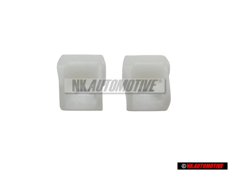 2x Original VW Rear Axle Brake Pipe Holder, Bracket, Clip.