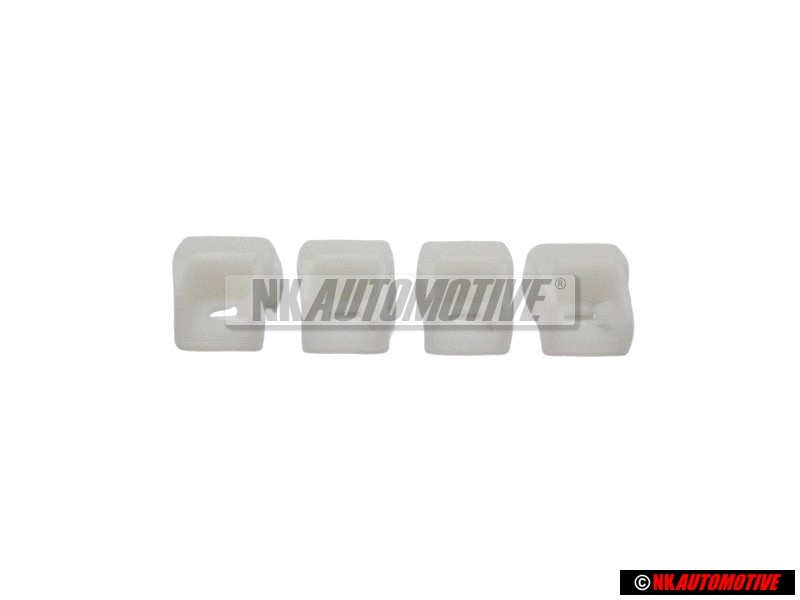 4x Original VW Rear Axle Brake Pipe Holder, Bracket, Clip.