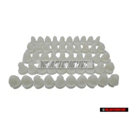 50x Original VW Side Moulding Trim Strip Clip Fastener - 191853585A