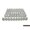 50x Original VW Side Moulding Trim Strip Clip Fastener - 191853585A