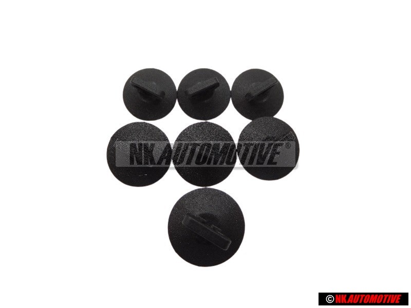 7x Original VW Clip Sound Absorber Bonnet Vw T4 - 701863841