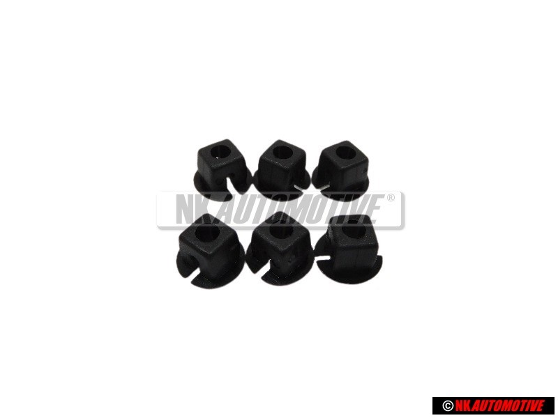 6x Original VW Expanding Nut - 533853139