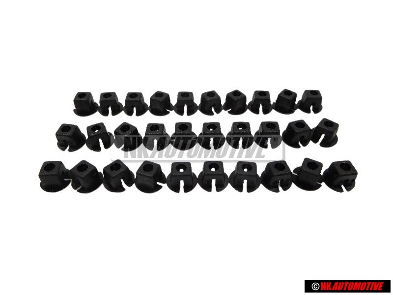 30x Original VW Expanding Nut - 533853139