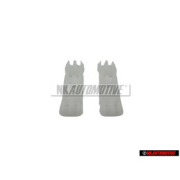 2x Original VW Rain Gutter Roof Moulding Trim Clip - 1H0853733B