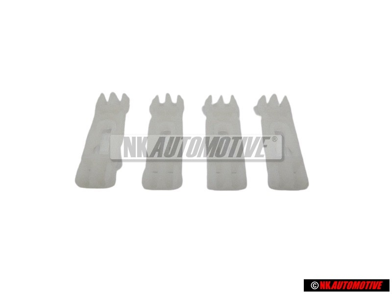 4x Original VW Rain Gutter Roof Moulding Trim Clip - 1H0853733B
