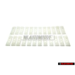 24x Original VW Rain Gutter Roof Moulding Trim Clip - 1H0853733B