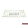 24x Original VW Rain Gutter Roof Moulding Trim Clip - 1H0853733B