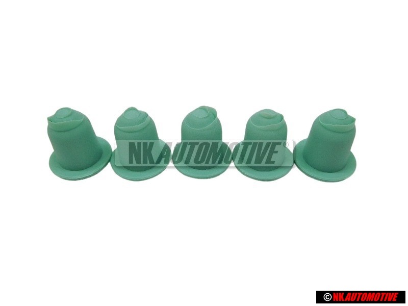 5x Original VW Side Moulding Trim Clip Grommet - 1H0853586