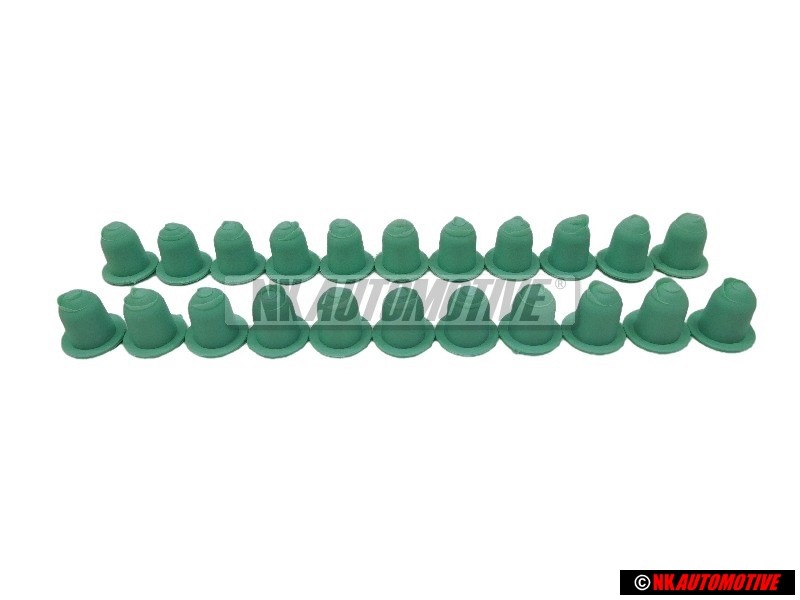 22x Original VW Side Moulding Trim Clip Grommet - 1H0853586