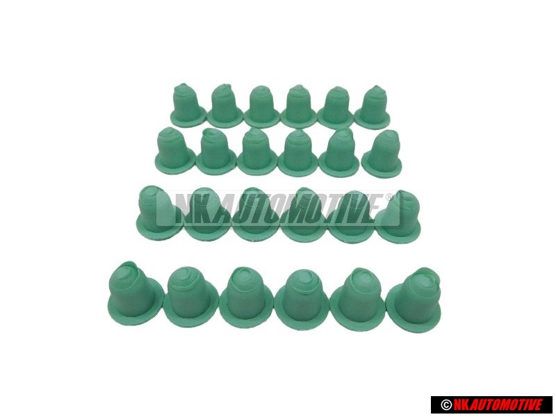 24x Original VW Side Moulding Trim Clip Grommet - 1H0853586