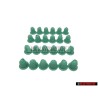 24x Original VW Side Moulding Trim Clip Grommet - 1H0853586