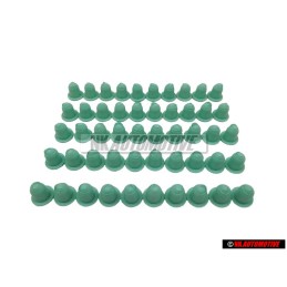 50x Original VW Side Moulding Trim Clip Grommet - 1H0853586