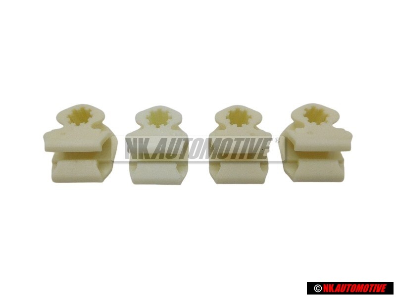 4x Original VW Retainer For Brake Pipe - 5Q0611797B