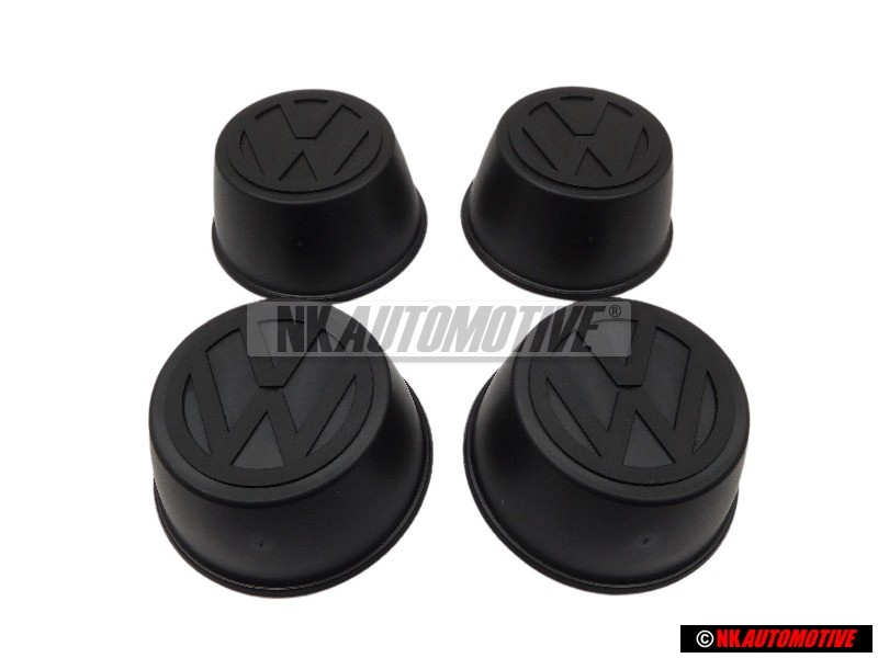 4x Original VW Steel Wheel Winter Tires Centre Hub Cap Cover - 321601171A 01C