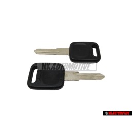 2x Original Audi Main Key Blank - 443837220C ROH