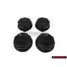 4x Original Audi Hub Cap Satin Black - 841601165 01C