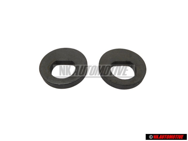 2x Original VW Front Suspension Strut Eccentric Bolt Washer - 171407267