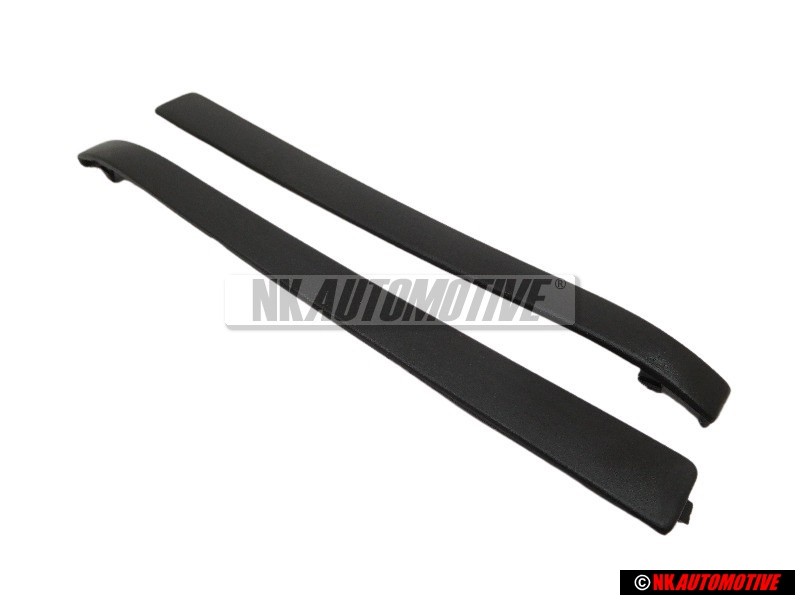2x Original VW Door Handle Trim Black - 191837239 01C