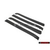 4x Original VW Door Handle Trim Black - 191837239 01C
