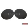 2x Original VW Spare Wheel Boot Floor Plate Cover 136mm - 411803595