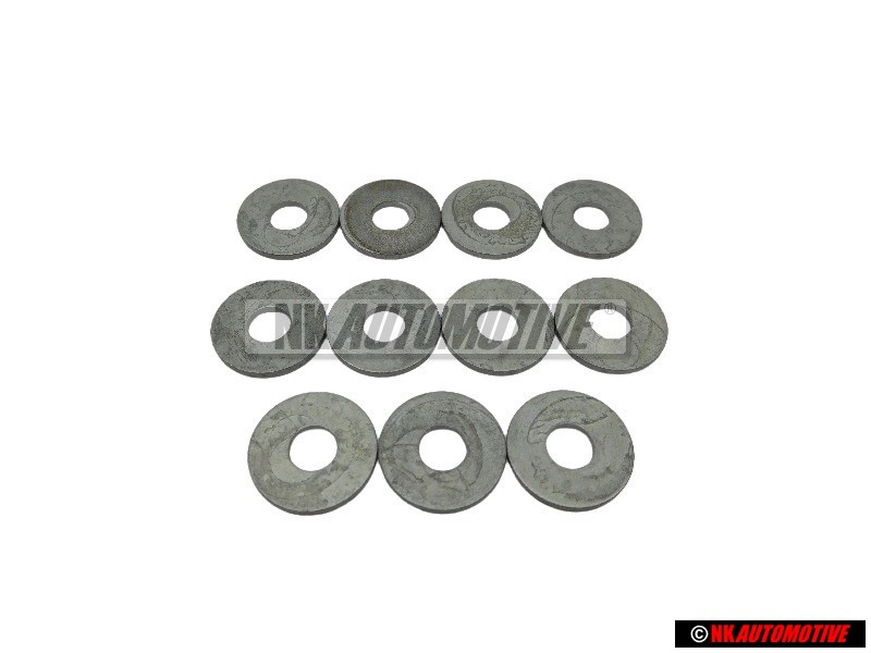 11x Original VW Washer - N 01166615