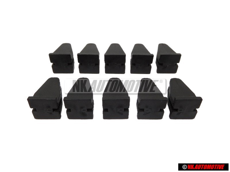 10x Original VW Front or Rear Bumper Retaining Clip - 535807538