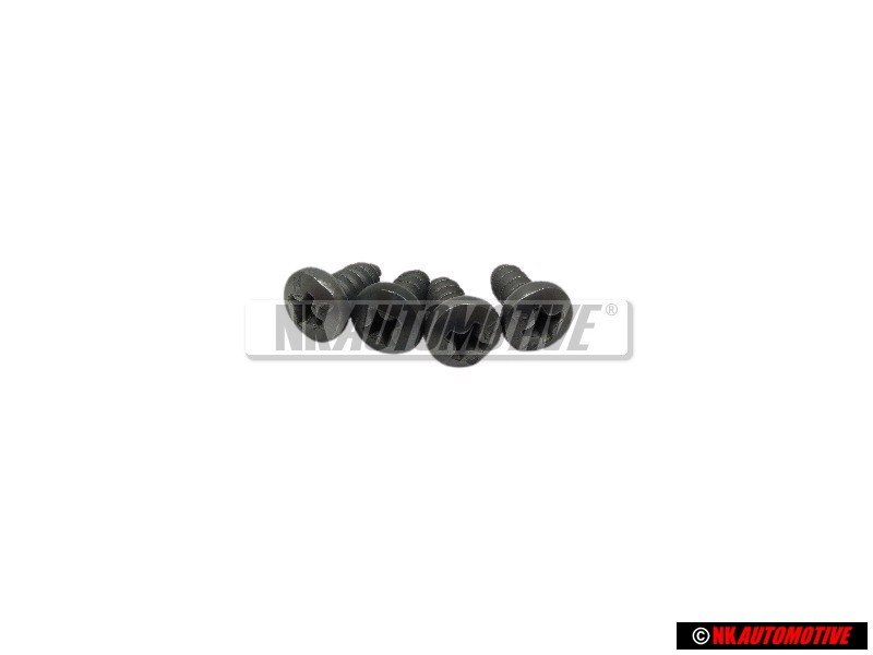 4x Original VW Oval Head Panel Screw - N 0139655