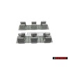 6x Original VW Front Wing Screw Speed Nut 6.3 - N 0120622