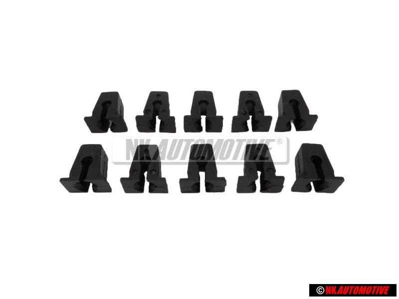 10x Original VW Clip Expanding Nut - 811807577C
